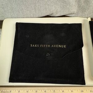 Vintage Saks Fifth Avenue 2-in-1 Necklace Storage Envelope